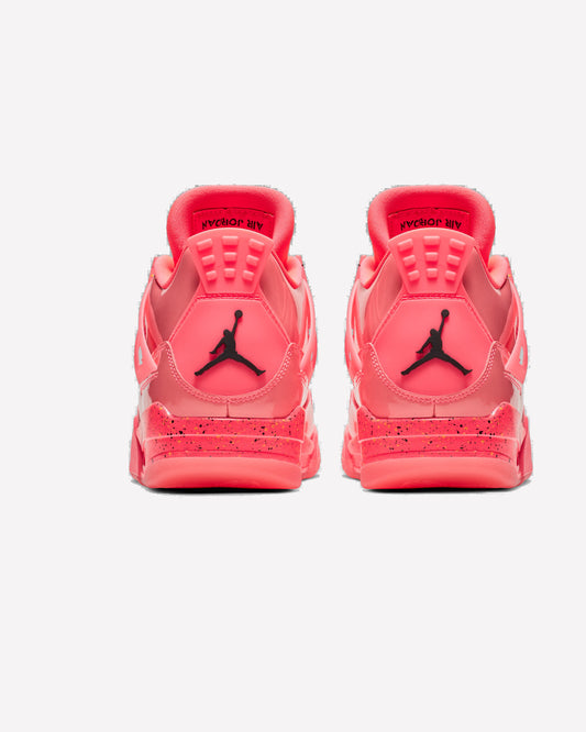 Jordan 4 Retro Hot Punch — Detalle del talón
