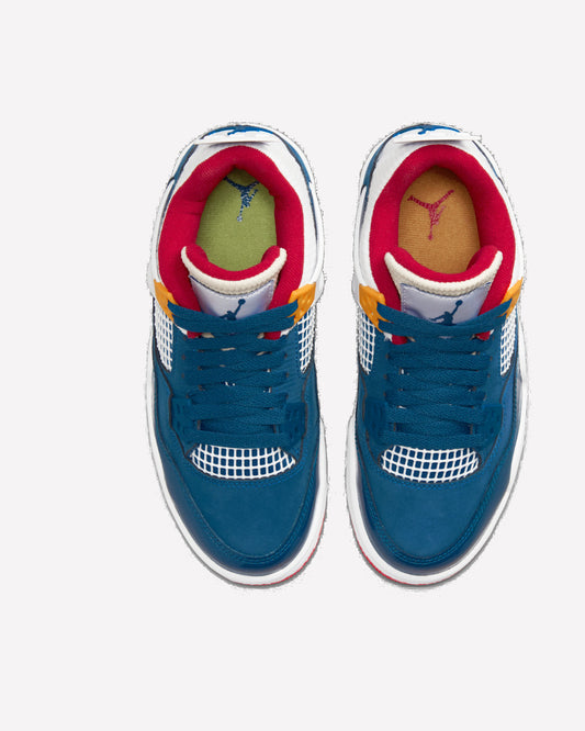 Jordan 4 Retro Messy Room (GS) — vista trasera del talón