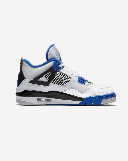 Jordan 4 Retro Motorsports (2017) — detalle del talón