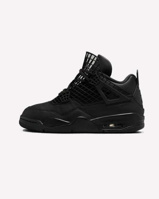Jordan 4 Retro Net Black — vista lateral
