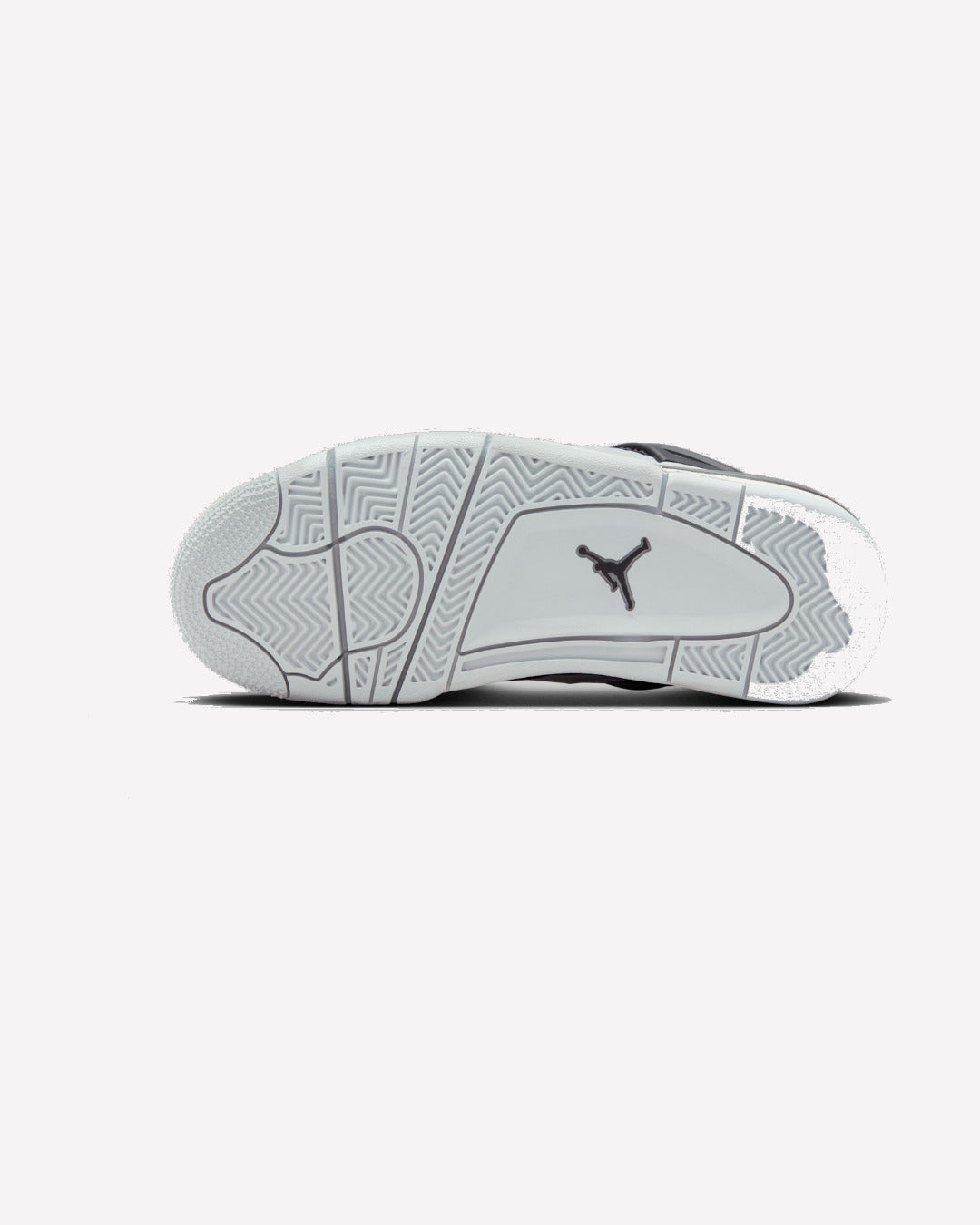 Jordan 4 Retro Platinum Gold — vista superior