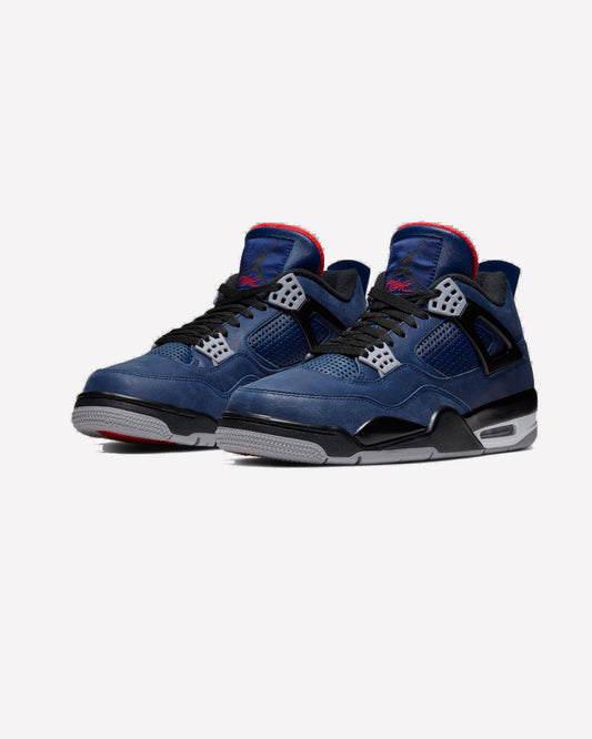 Jordan 4 Retro Winterized Loyal Blue — detalle del upper