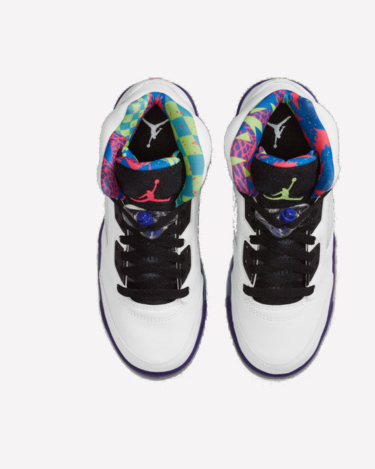Jordan 5 Retro Alternate Bel-Air (GS) — vista trasera del talón