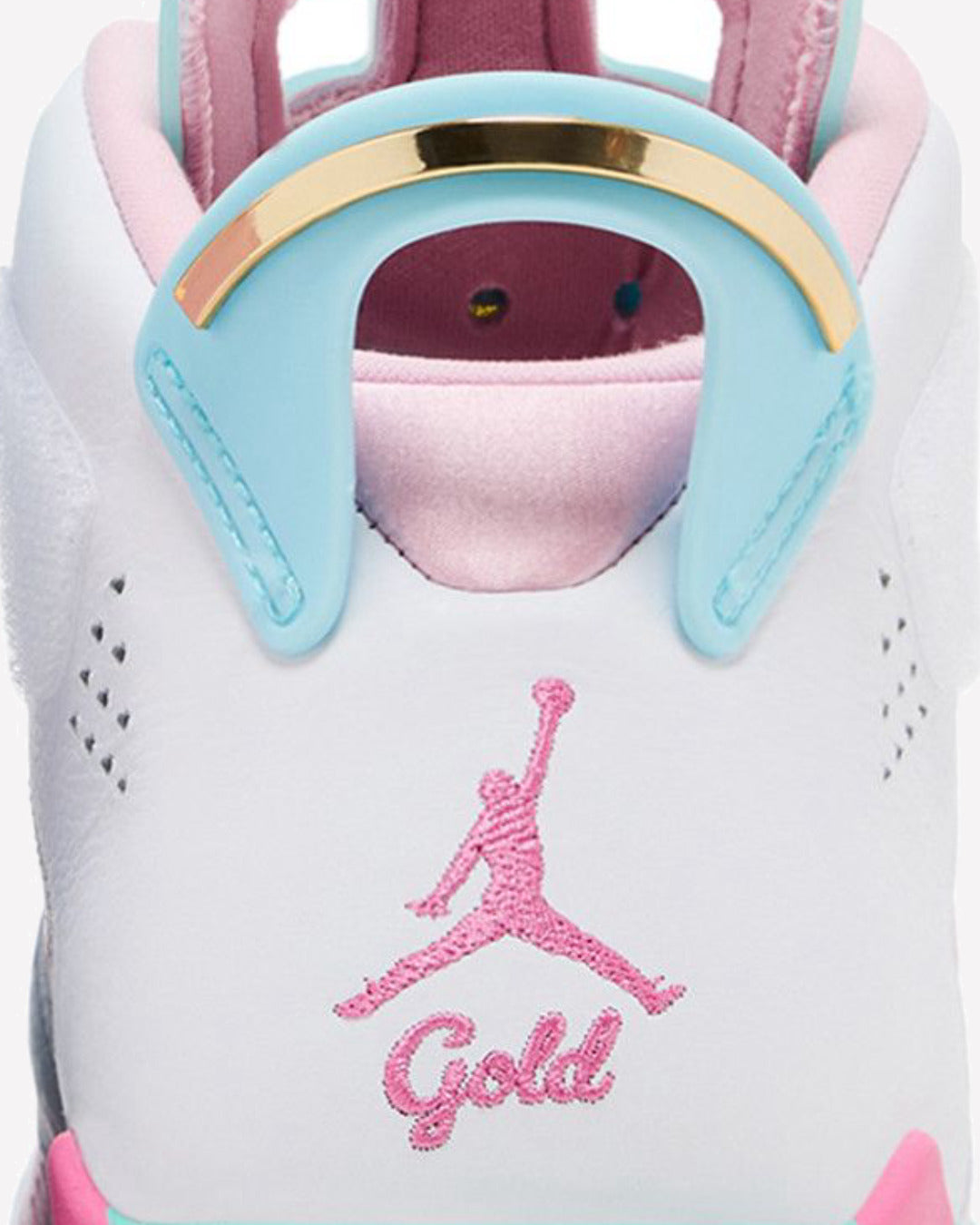 Jordan 6 Retro Doernbecher Jillian — detalle de la puntera