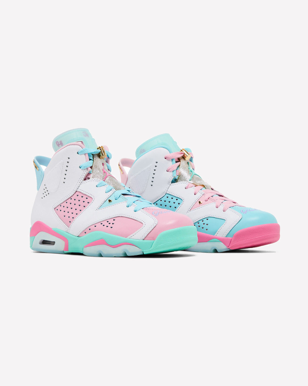 Jordan 6 Retro Doernbecher Jillian — vista del talón