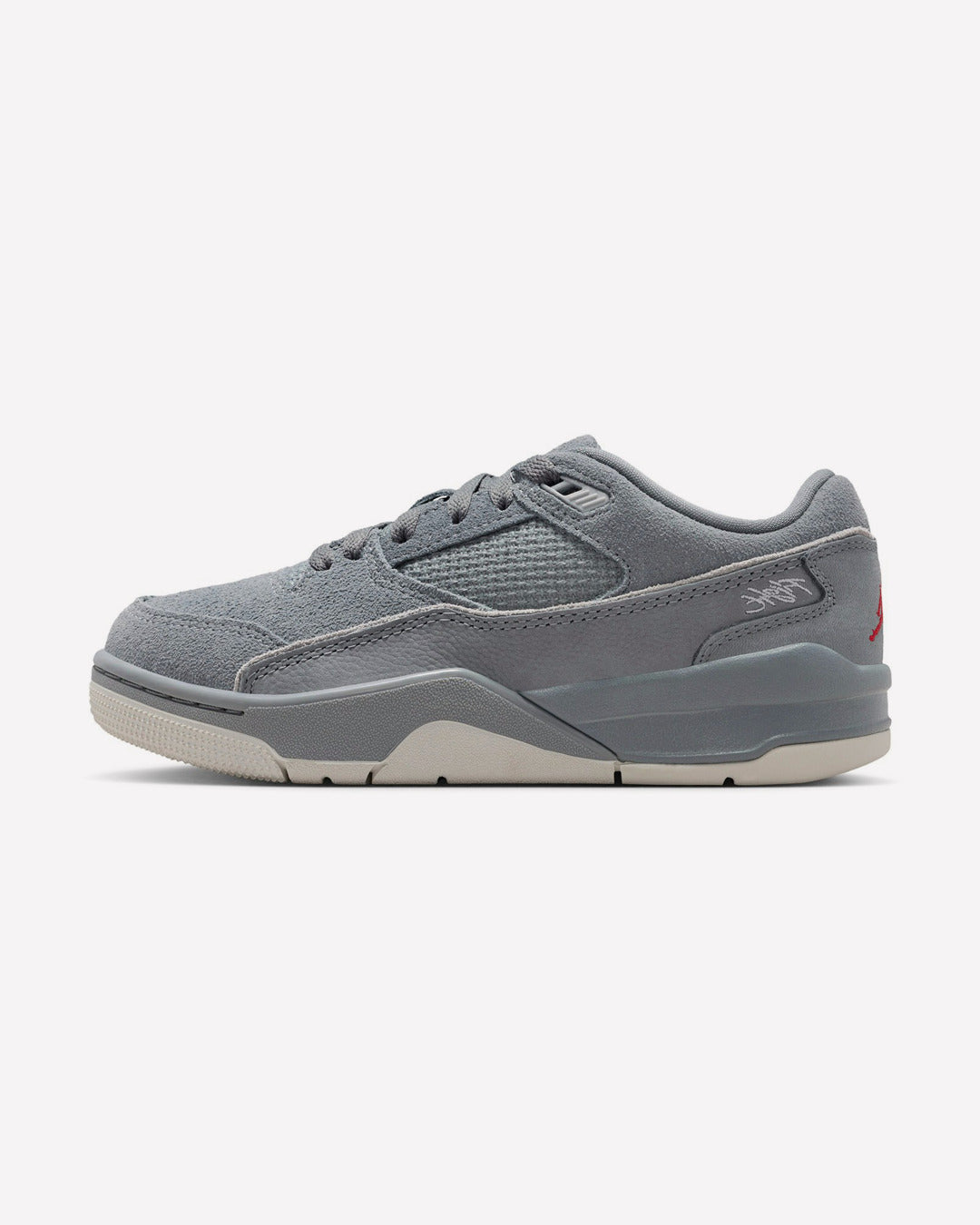 Air Jordan Flight Court Cool Grey Varsity Red (GS)
