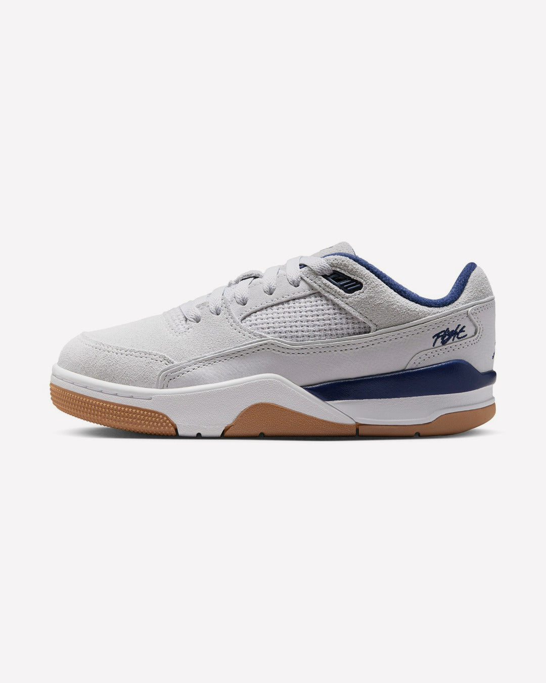Air Jordan Flight Court Neutral Grey White Gum Light Brown Midnight Navy (GS)