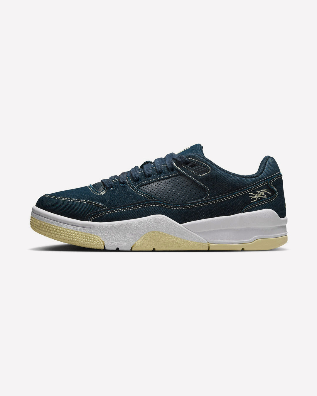 Air Jordan Flight Court Obsidian White Alabaster