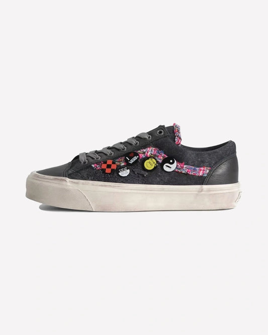 Vans Old Skool 36 LX Souvenir Black — detalle del talón