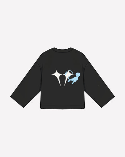 Jot_ta Mew Longsleeve · Negro