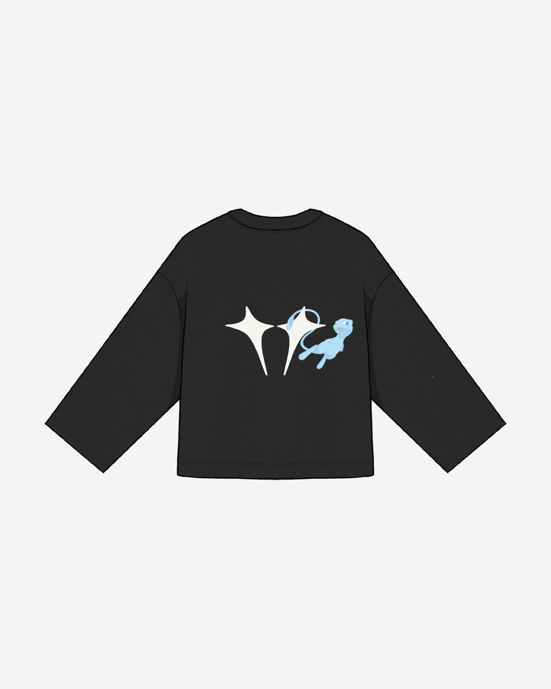 Jot_ta Mew Longsleeve · Negro