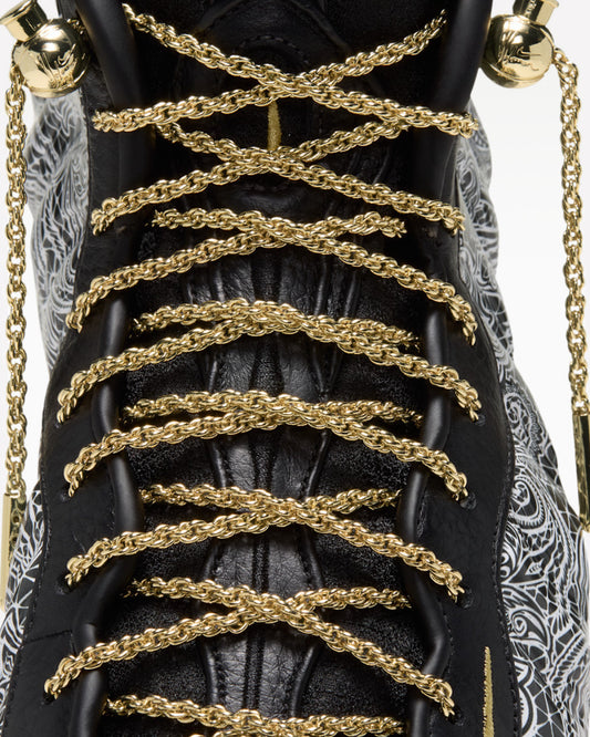 Nike Air Foamposite One Victor Solomon ASW Black — detalle del lateral