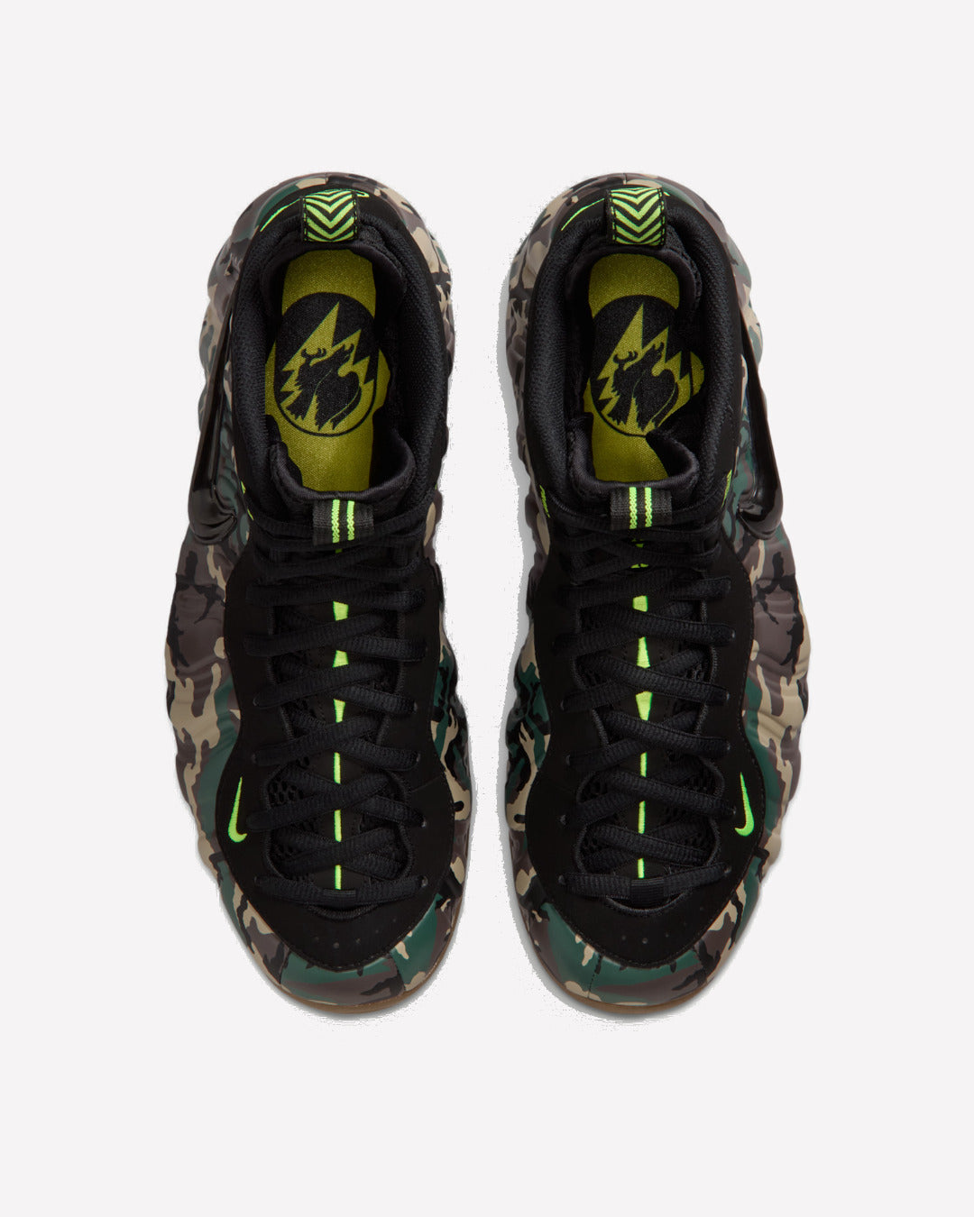Nike Air Foamposite Pro Army Camo — vista superior