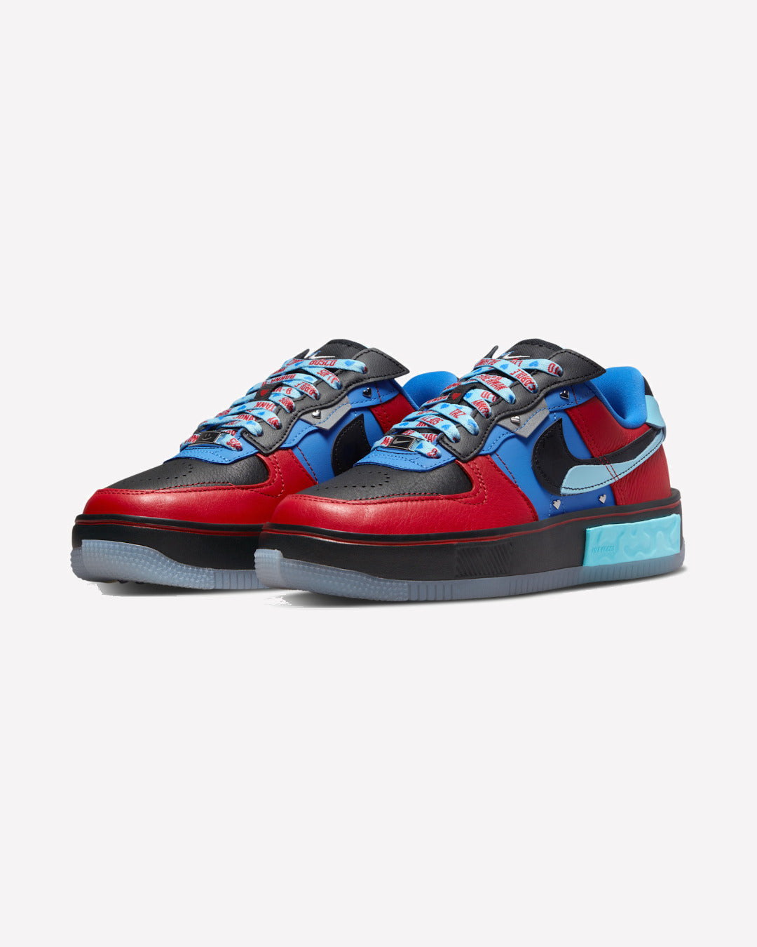 Nike Air Force 1 Low Fontanka Doernbecher Cidni — detalle del talón
