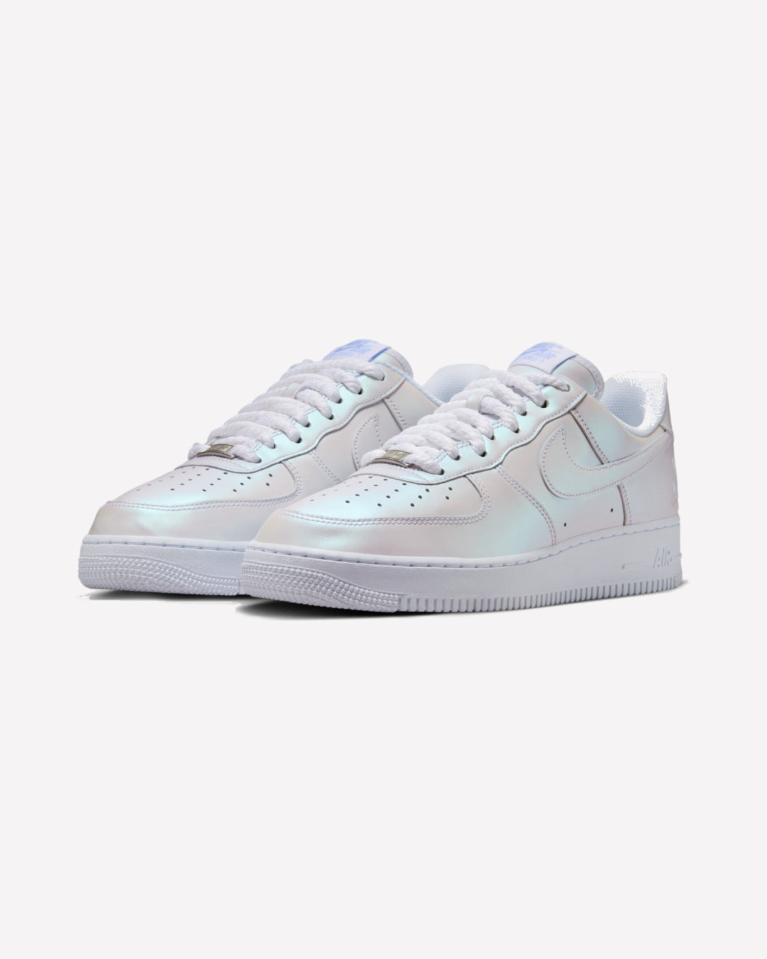 Nike Air Force 1 Low Ja Morant Pearlescent White — detalle del talón