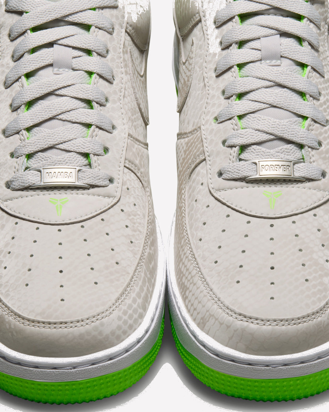 Nike Air Force 1 Low Kobe Bryant Forever Vast Grey Electric Green (9)