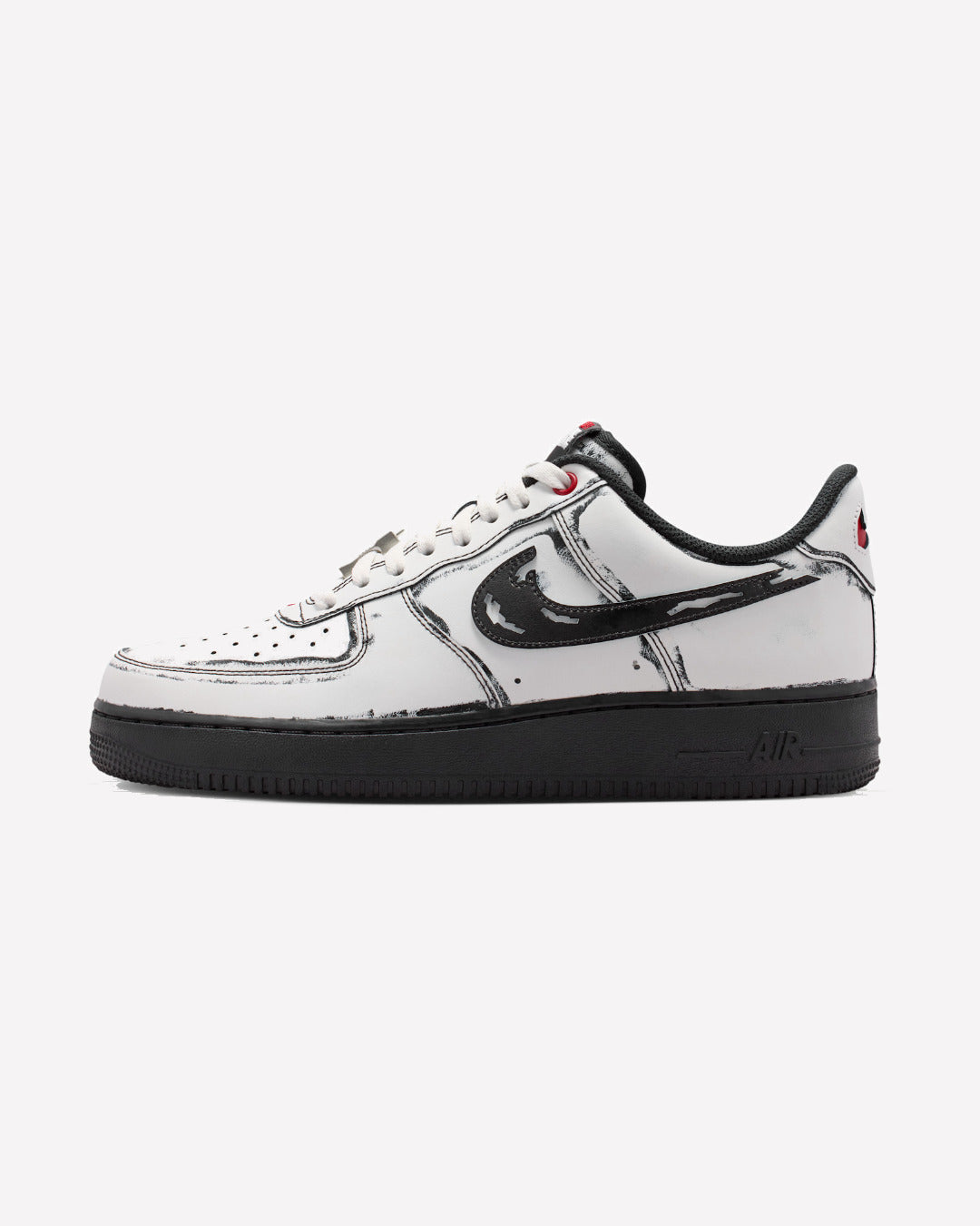 Nike Air Force 1 Low Scream Ghostface — vista lateral izquierda