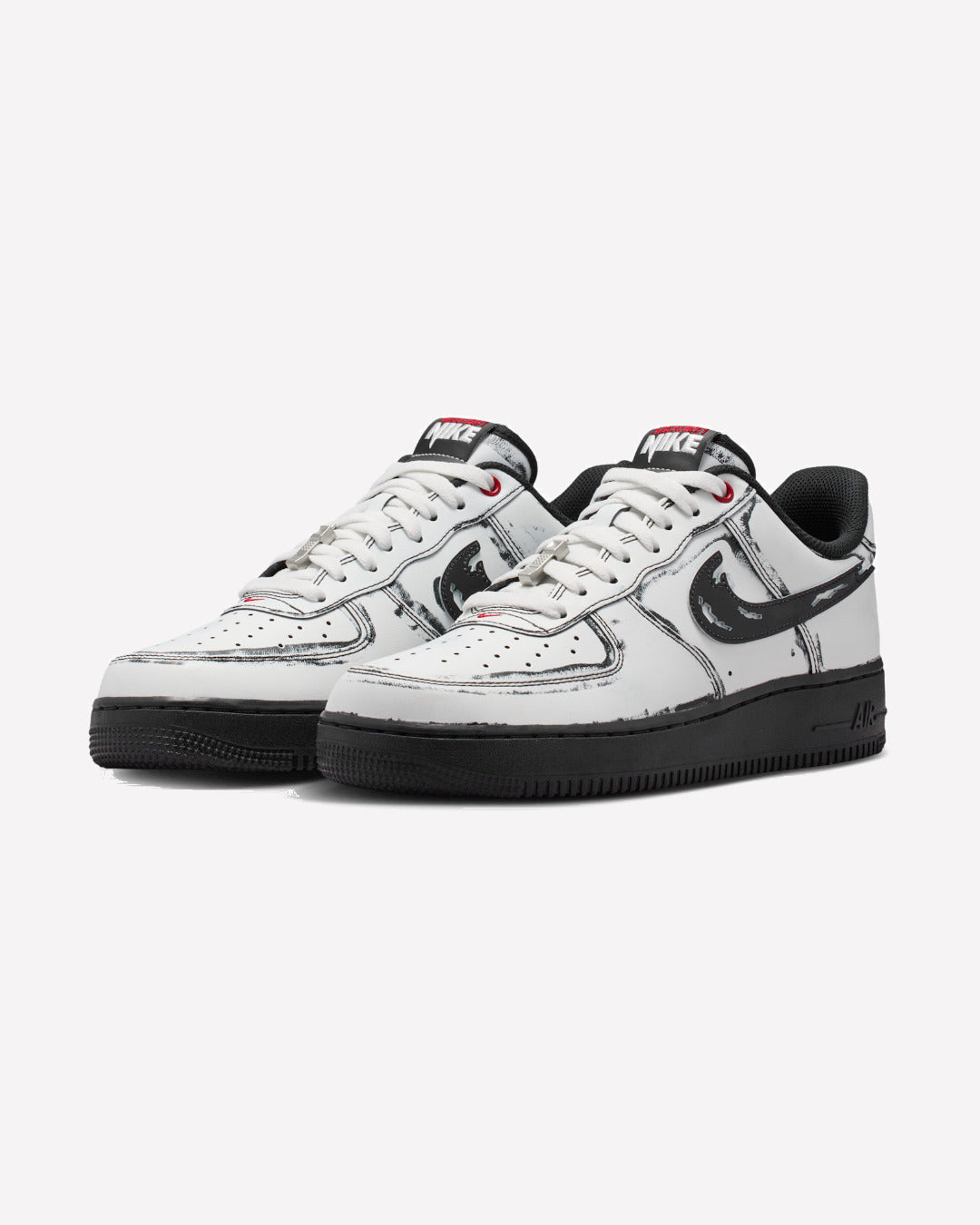 Nike Air Force 1 Low Scream Ghostface — vista superior