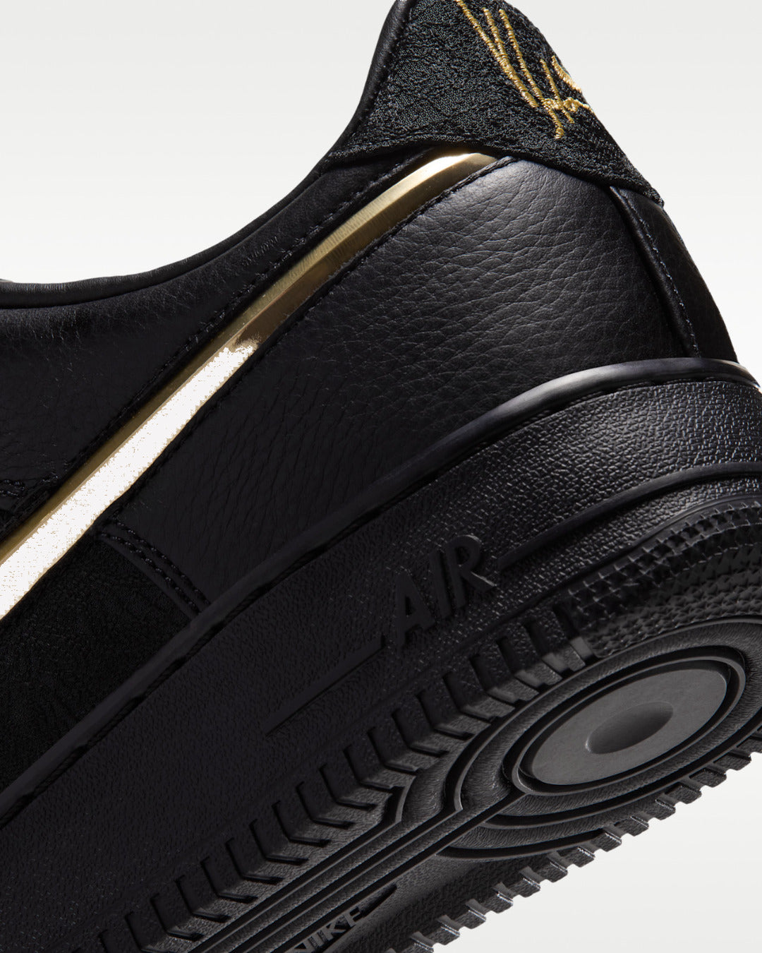 Nike Air Force 1 Low Victor Solomon ASW Black — detalle de la suela