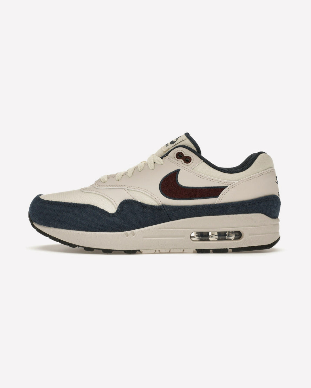 Nike Air Max 1 Coconut Milk Burgundy Crush Navy