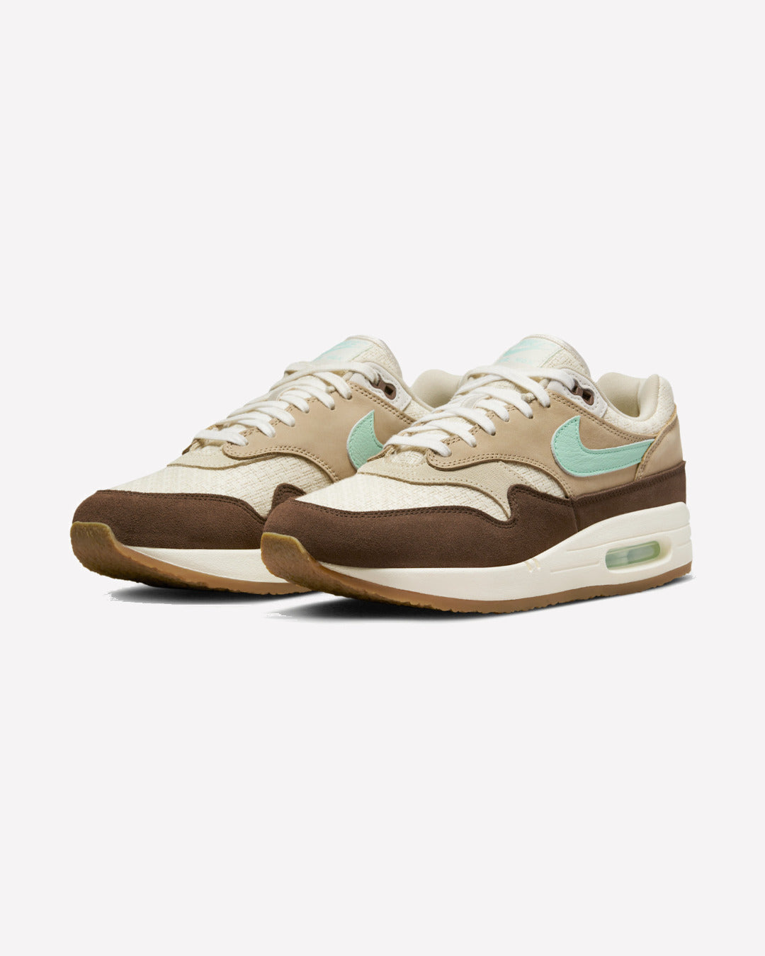 Nike Air Max 1 Crepe Brown — detalle del upper