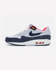 Nike Air Max 1 Pure Platinum Midnight Navy Racer Pink