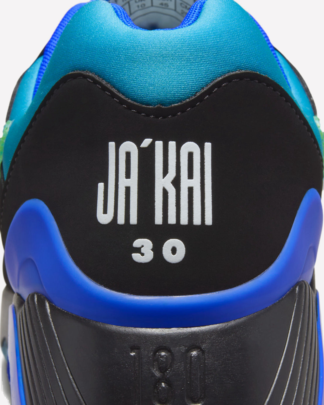 Nike Air Max 180 Doernbecher Ja’Kai — Detalle de la lengüeta