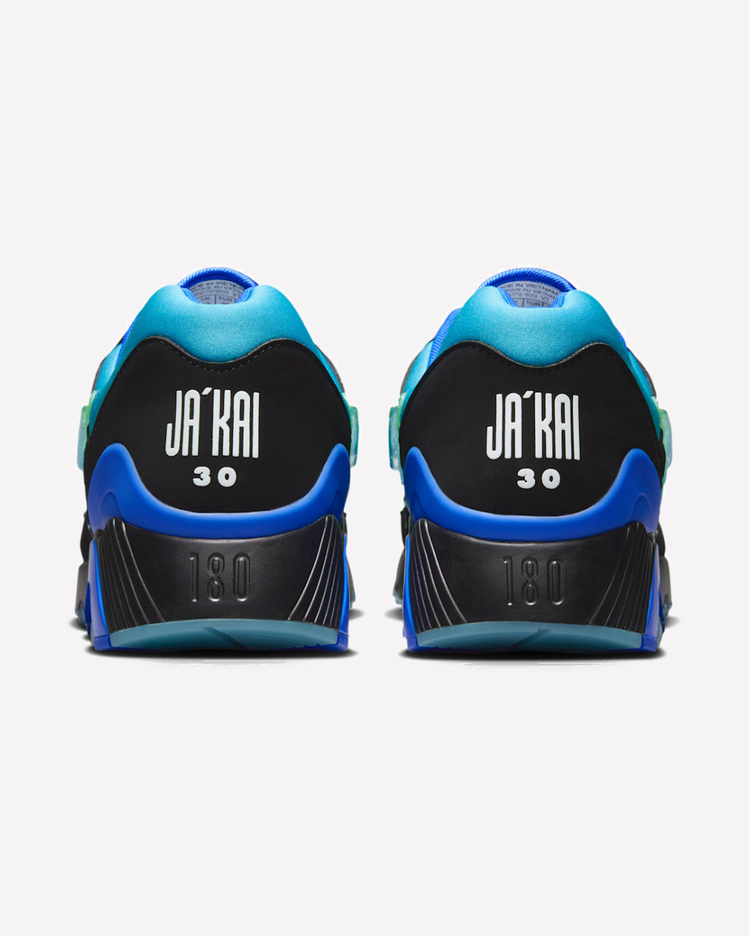 Nike Air Max 180 Doernbecher Ja’Kai — Detalle del Swoosh