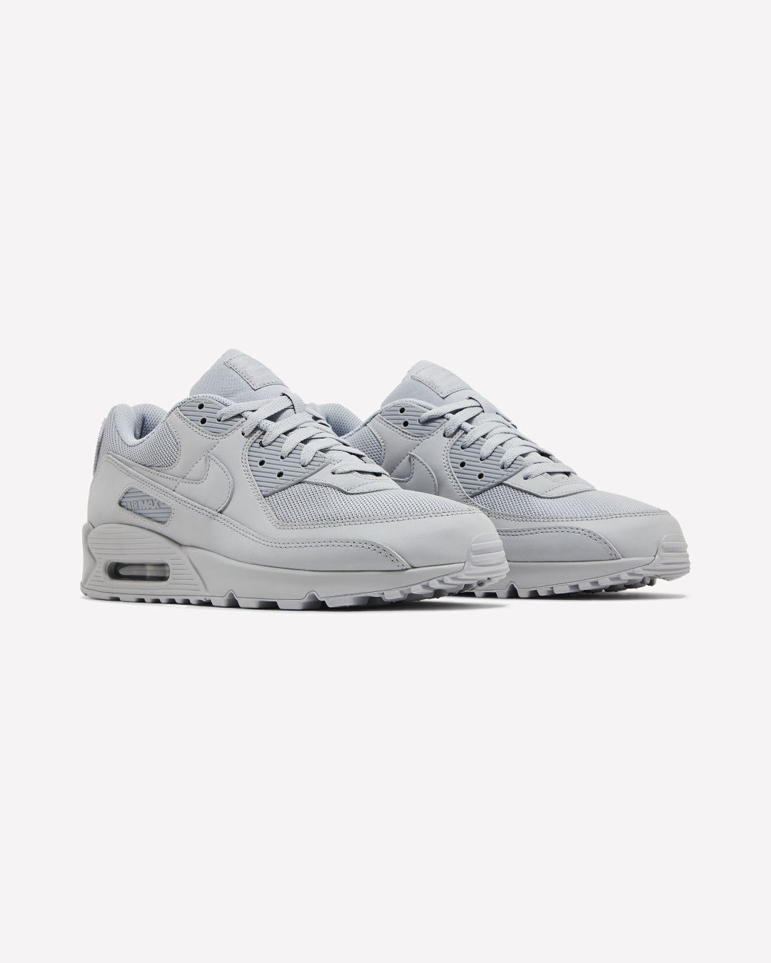 Nike Air Max 90 Recraft Wolf Grey — vista del talón