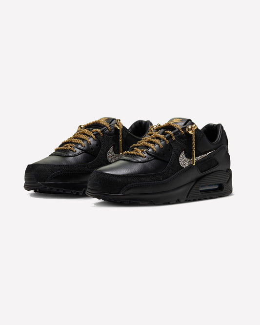 Nike Air Max 90 Victor Solomon ASW Black — detalle del upper