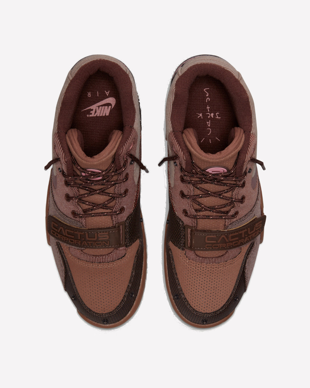 Nike Air Trainer 1 SP Travis Scott Wheat — vista superior