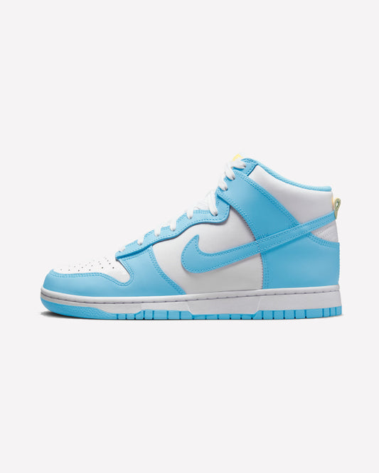 Nike Dunk High Blue Chill — vista lateral
