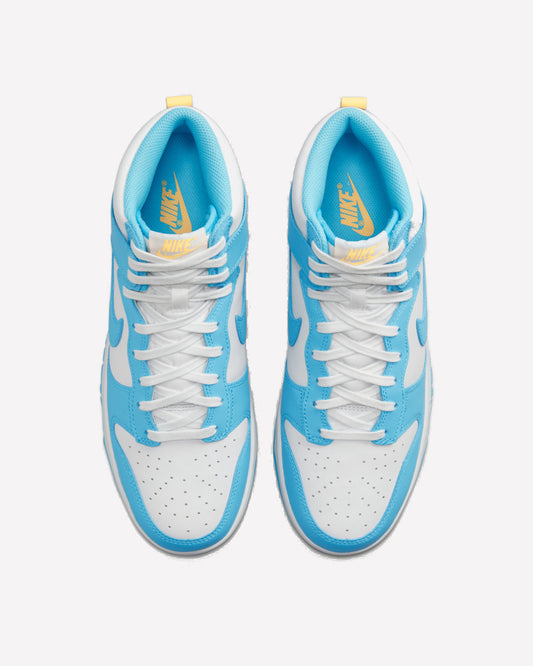 Nike Dunk High Blue Chill — vista del talón