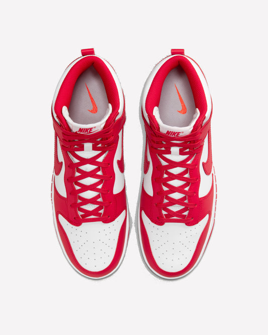 Nike Dunk High Championship White Red — vista superior
