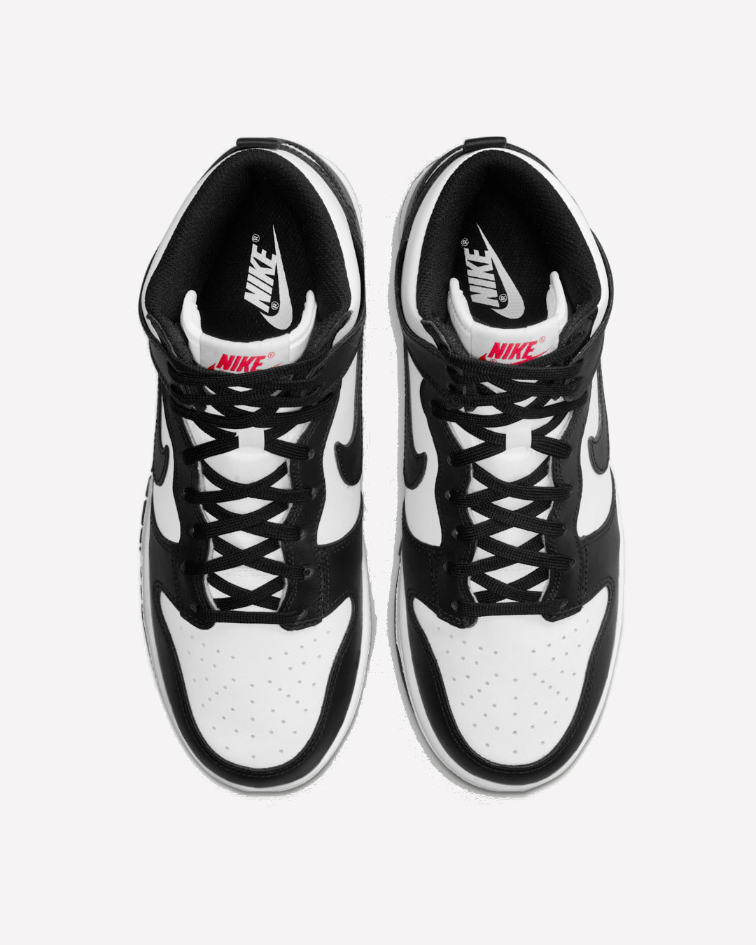 Nike Dunk High Panda — vista del talón
