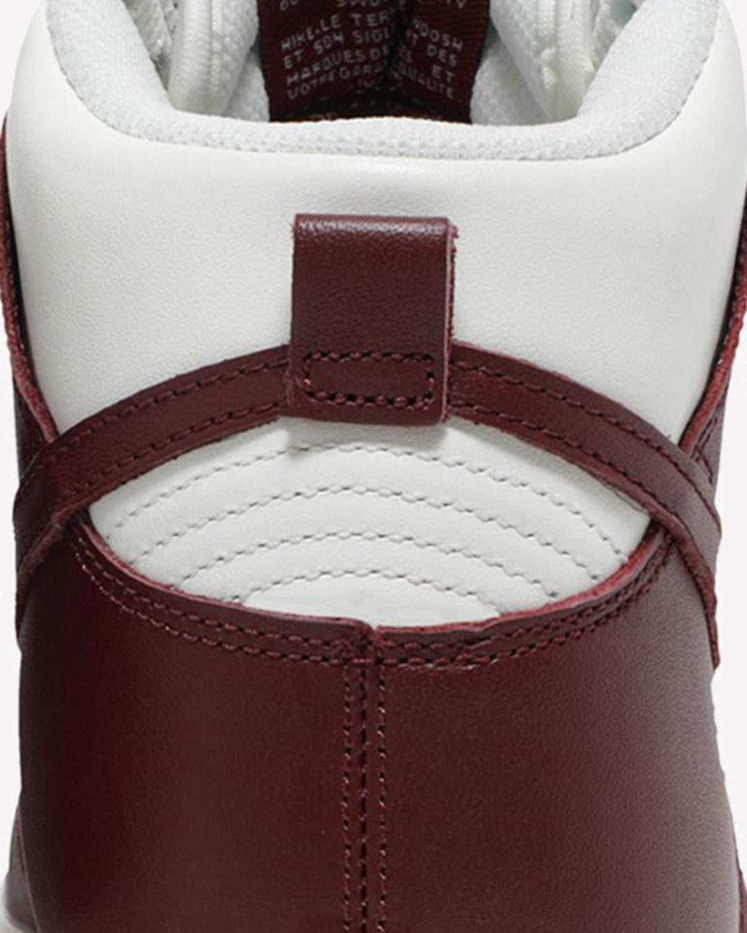 Nike Dunk High Sail Team Red — par completo