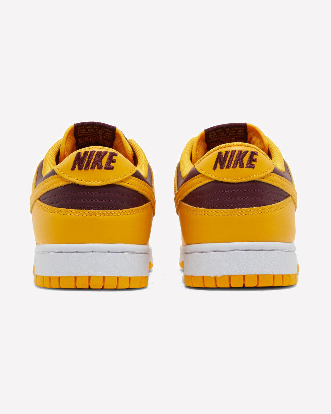 Nike Dunk Low Arizona State — vista de la suela