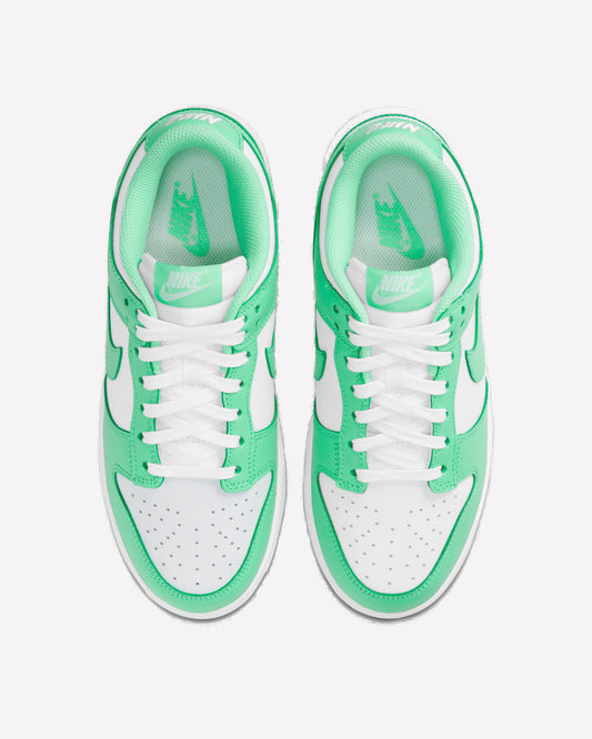 Nike Dunk Low Green Glow — detalle del talón