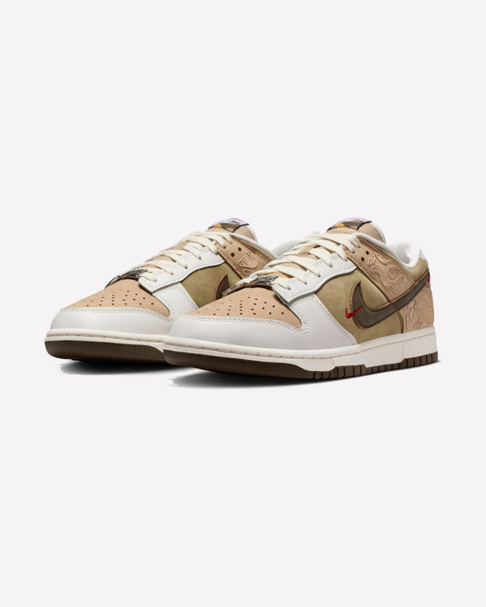 Nike Dunk Low Pegasus Pack Linen Phantom — detalle del upper