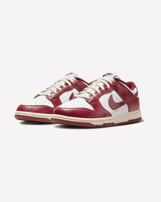 Nike Dunk Low PRM Vintage Team Red — Vista superior