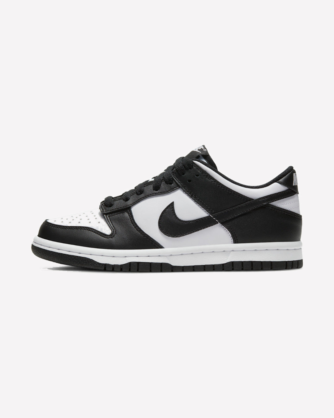 Nike Dunk Low Retro White Black Panda — vista lateral