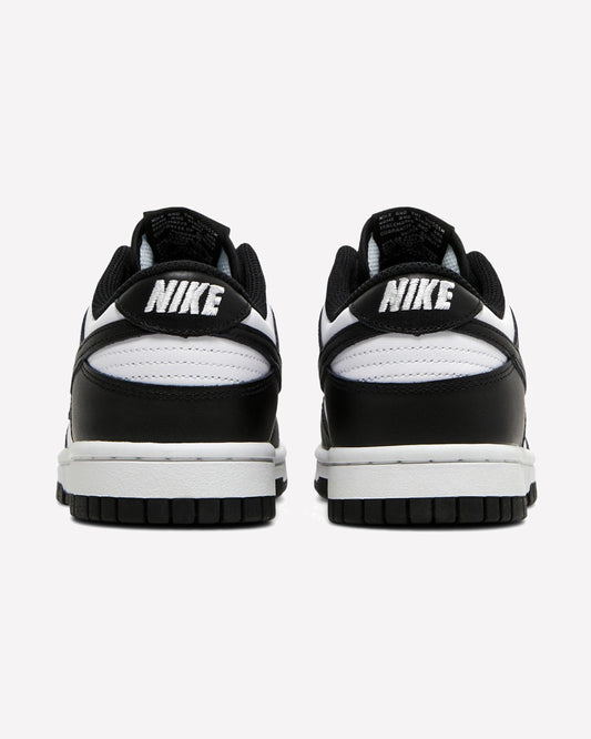 Nike Dunk Low Retro White Black Panda — vista del talón