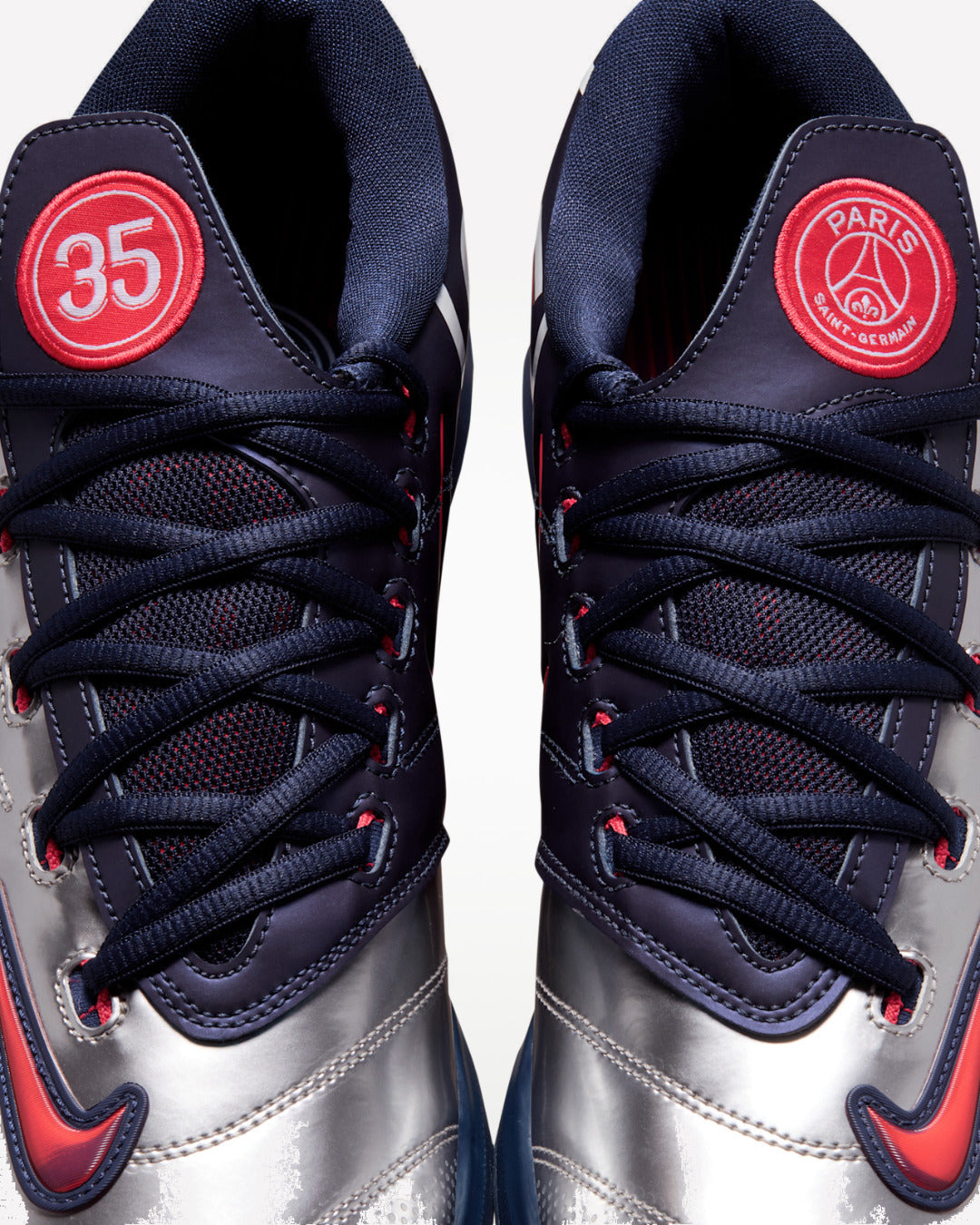 Nike KD 6 PSG Paris Saint-Germain Metallic Silver Navy — par completo