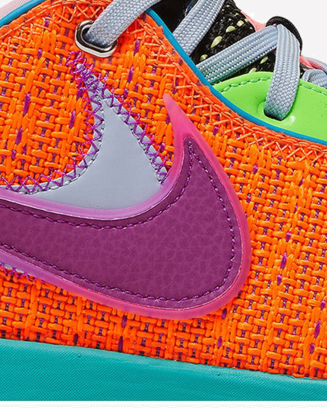 Nike LeBron 20 Chosen 1 — detalle del upper
