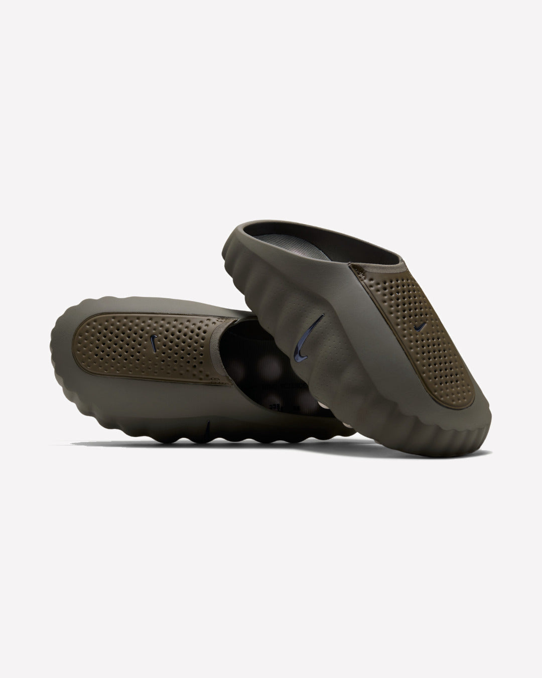 Nike Mind 001 Slide Tarp Green — vista superior