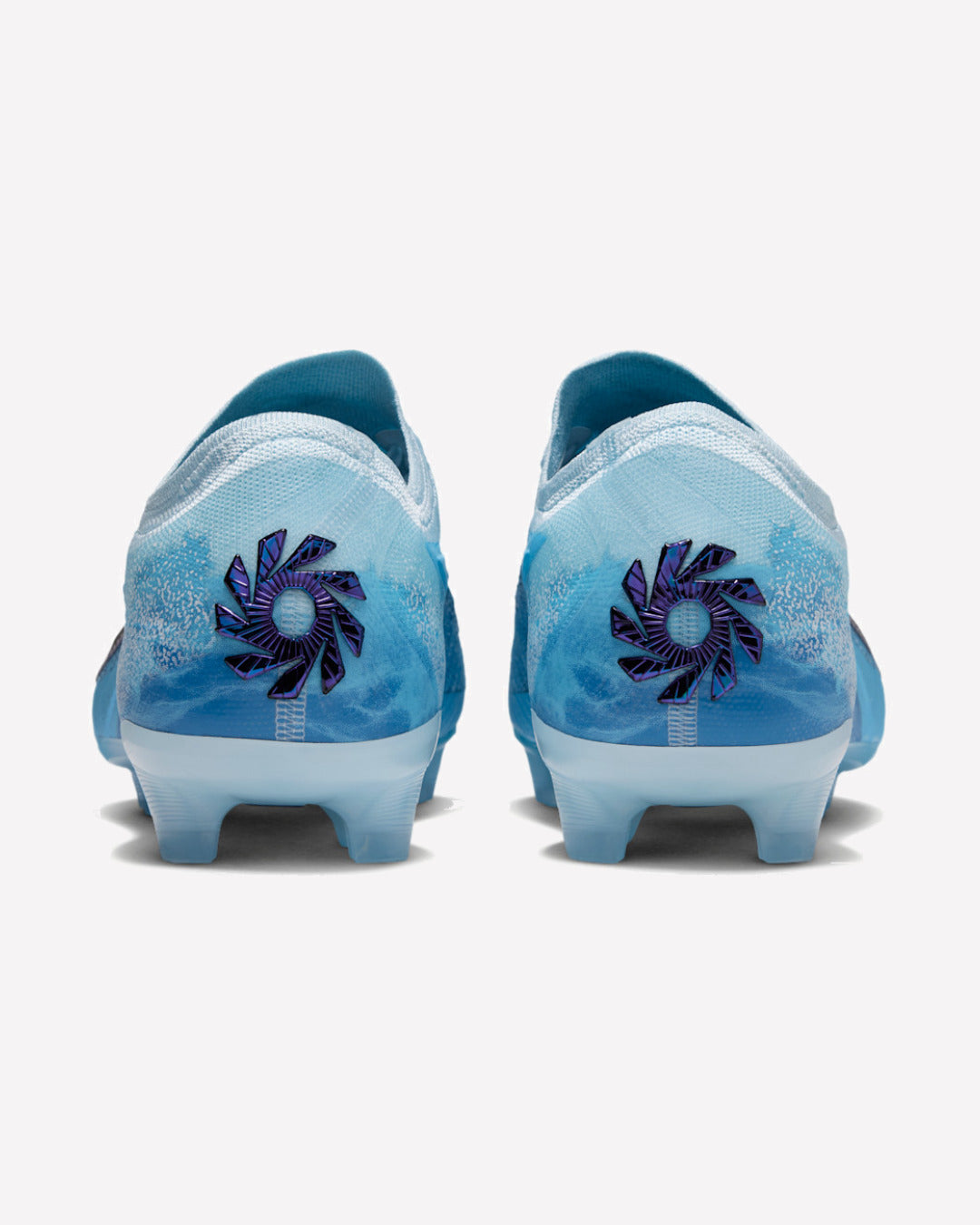 Nike Phantom 6 Low Elite FG Erling Haaland Baltic Blue — detalle del talón
