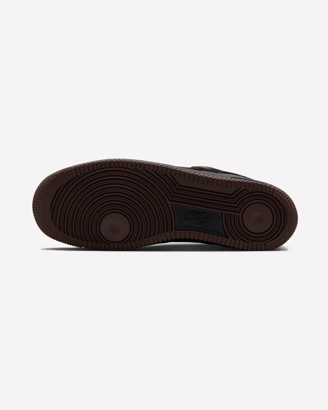 Nike SB Air Force 1 Low Light Chocolate Black — vista lateral derecha