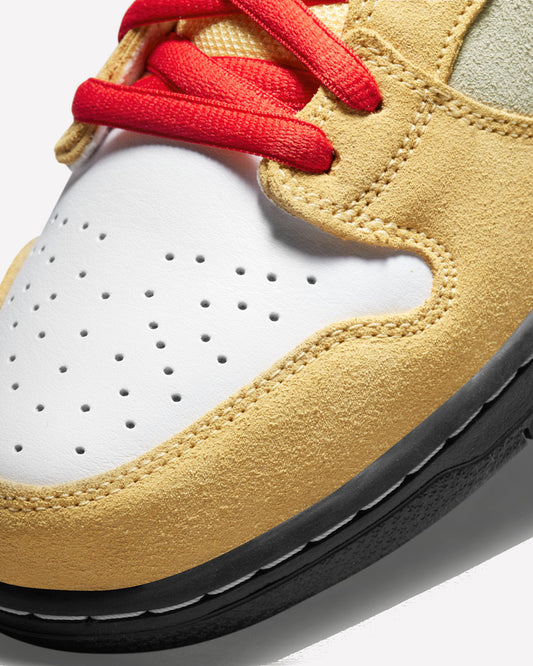 Nike SB Dunk High Color Skates Kebab and Destroy — detalle de la puntera