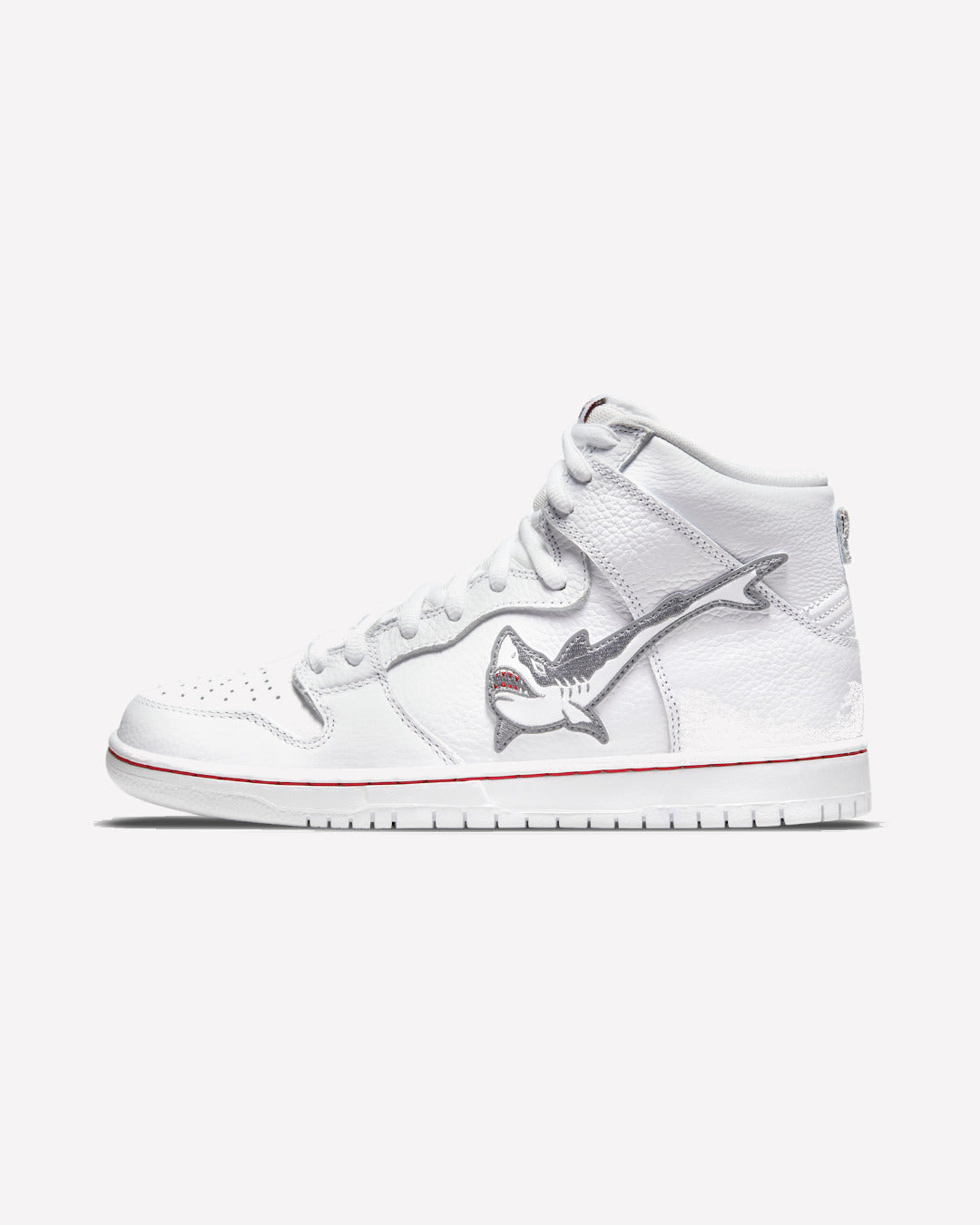Nike SB Dunk High Oski Great White — vista lateral