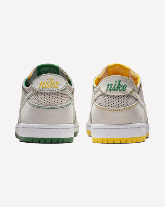 Nike SB Dunk Low Decon Ishod Wair Mismatch — detalle del logo